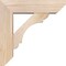 Ekena Millwork Olympic Slat Smooth Bracket w/ Offset Brace, Douglas Fir, 5 1/2"W x 18"D x 18"H BKT0604X18X18OLY06SDF - alternate 4